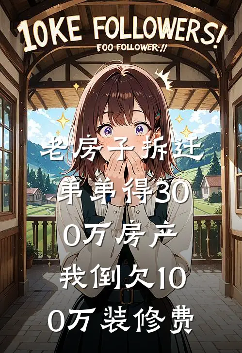 老房子拆迁，弟弟得300万房产，我倒欠100万装修费