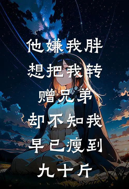 他嫌我胖想把我转赠兄弟，却不知我早已瘦到九十斤