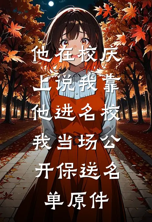 他在校庆上说我靠他进名校，我当场公开保送名单原件