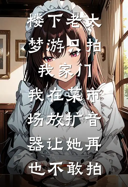 楼下老太梦游只拍我家门，我在菜市场放扩音器让她再也不敢拍