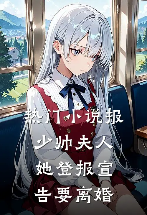 热门小说报，少帅夫人她登报宣告要离婚