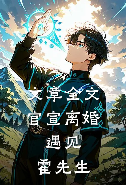 文章全文官宣离婚：遇见，霍先生