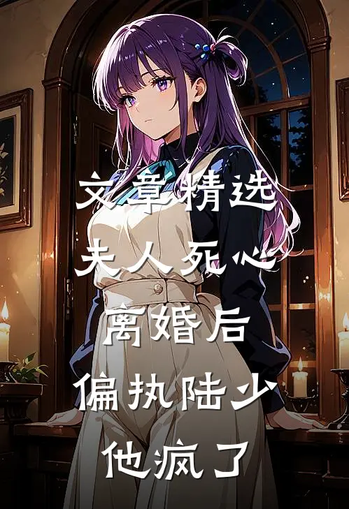 文章精选夫人死心离婚后，偏执陆少他疯了