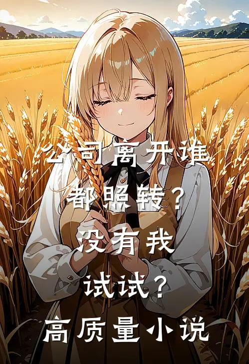 公司离开谁都照转？没有我试试？高质量小说