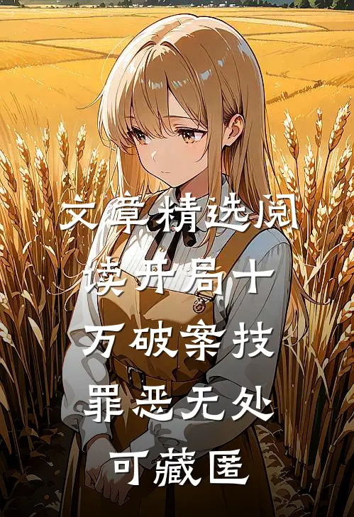 文章精选阅读开局十万破案技，罪恶无处可藏匿