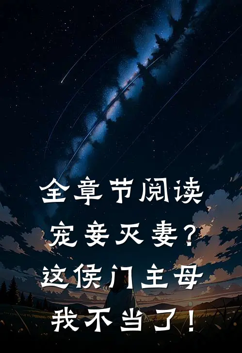 全章节阅读宠妾灭妻？这侯门主母我不当了！