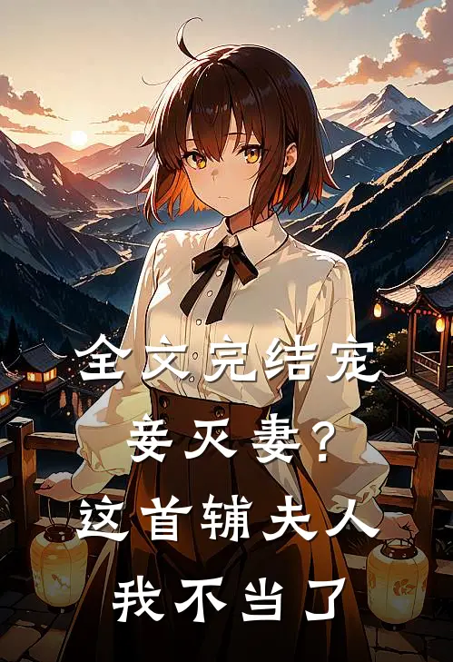 全文完结宠妾灭妻？这首辅夫人，我不当了