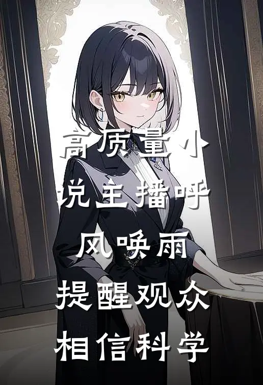 高质量小说主播呼风唤雨，提醒观众相信科学