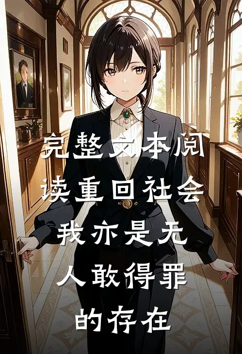 完整文本阅读重回社会，我亦是无人敢得罪的存在