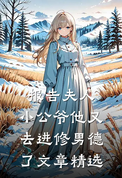 报告夫人，小公爷他又去进修男德了文章精选