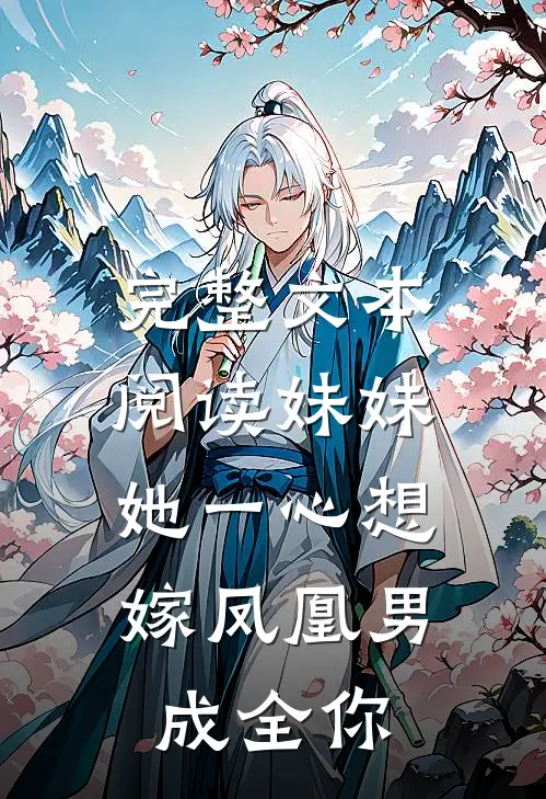 完整文本阅读妹妹她一心想嫁凤凰男，成全你