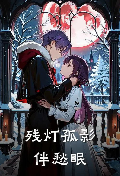 残灯孤影伴愁眠