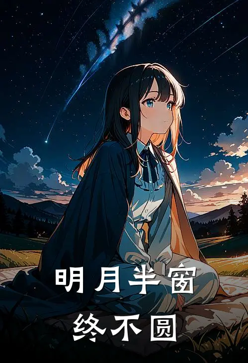 明月半窗终不圆