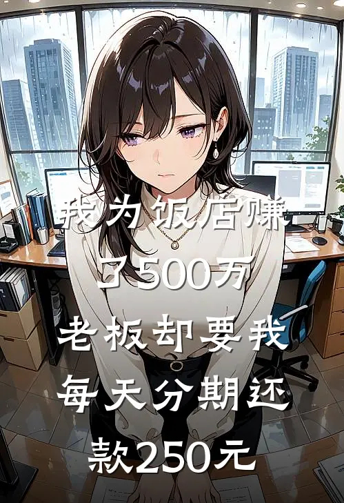 我为饭店赚了500万，老板却要我每天分期还款250元