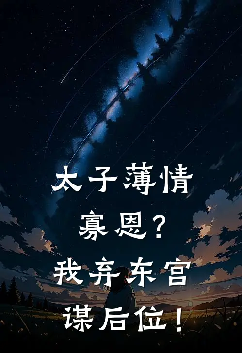 太子薄情寡恩？我弃东宫，谋后位！