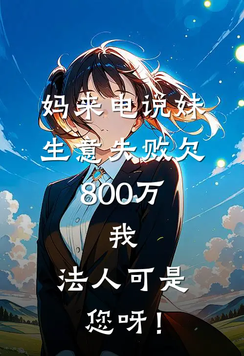 妈来电说妹生意失败欠800万，我：法人可是您呀！