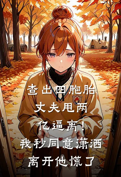 查出四胞胎丈夫甩两亿逼离！我秒同意潇洒离开，他慌了