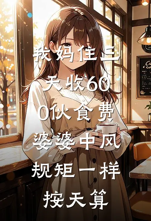 我妈住三天收600伙食费，婆婆中风：规矩一样，按天算