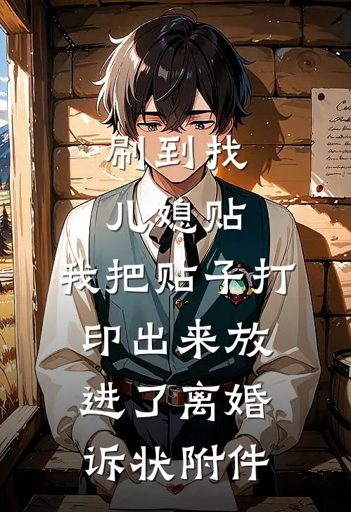 刷到找儿媳贴，我把贴子打印出来放进了离婚诉状附件