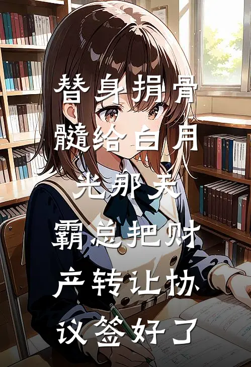 替身捐骨髓给白月光那天，霸总把财产转让协议签好了