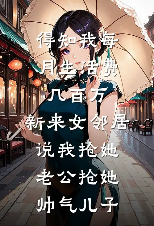 得知我每月生活费几百万，新来女邻居说我抢她老公抢她帅气儿子
