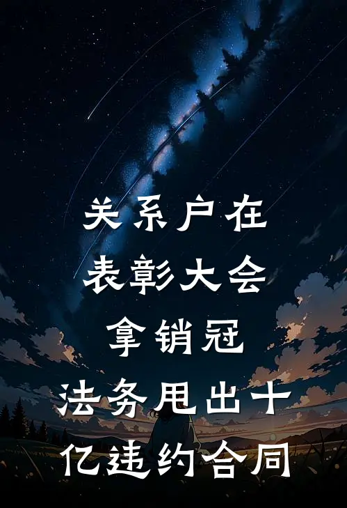 关系户在表彰大会拿销冠，法务甩出十亿违约合同