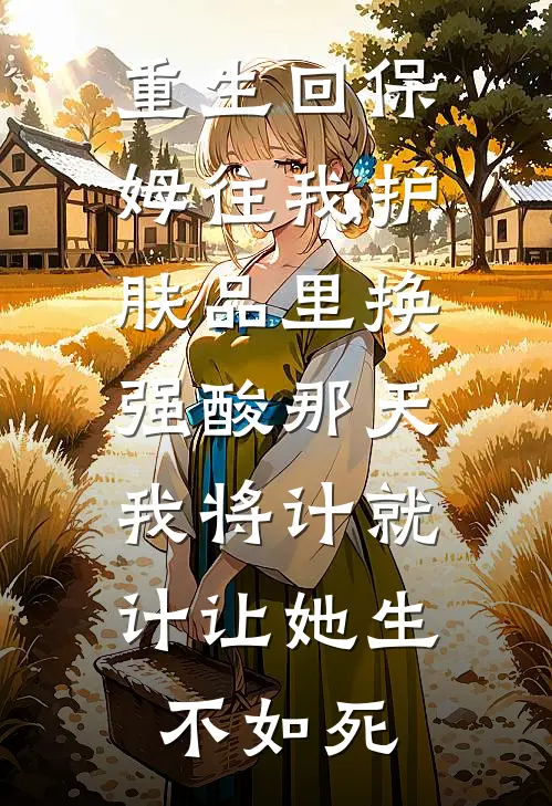 重生回保姆往我护肤品里换强酸那天，我将计就计让她生不如死