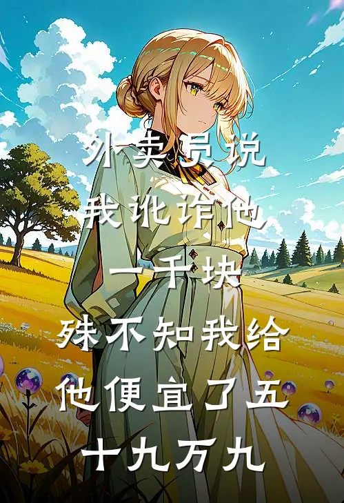 外卖员说我讹诈他一千块，殊不知我给他便宜了五十九万九