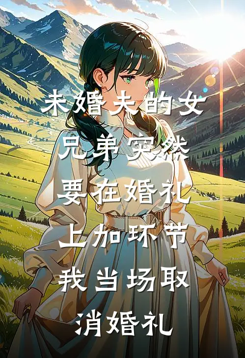 未婚夫的女兄弟突然要在婚礼上加环节，我当场取消婚礼