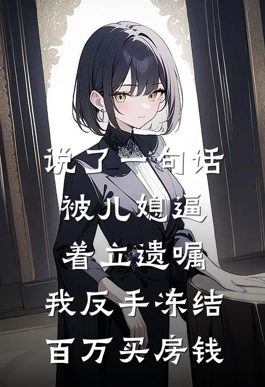 说了一句话被儿媳逼着立遗嘱，我反手冻结百万买房钱